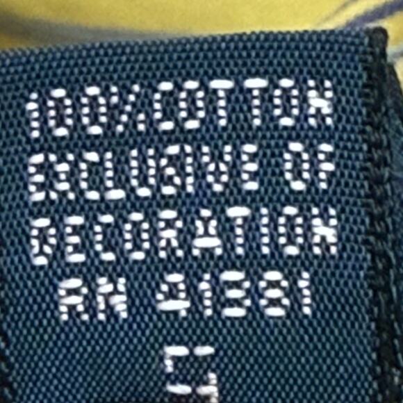 Ralph Lauren Shirt Mens Large Yellow Blue Striped Custom Fit Long Sleeve Preppy - Picture 9 of 10